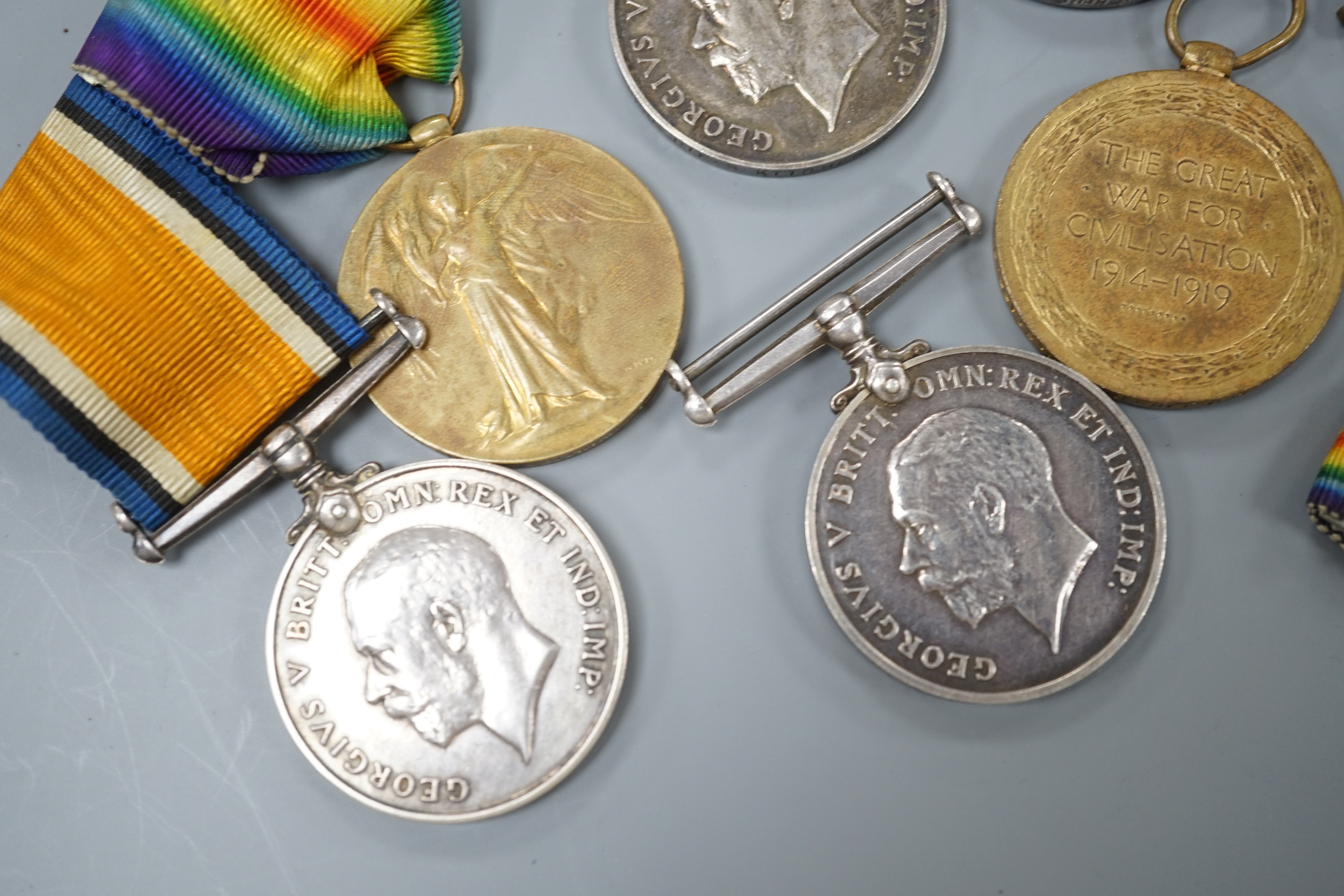 WWI and George V medals to include